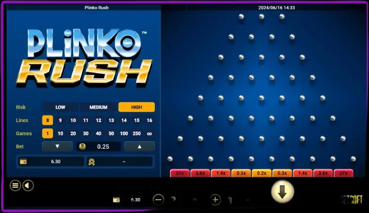 Come iniziare a giocare a Plinko con soldi veri?